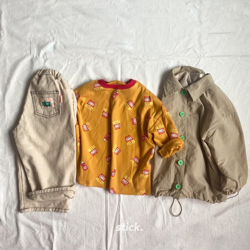 STICK - Korean Children Fashion - #Kfashion4kids - French Fries Tee - 12