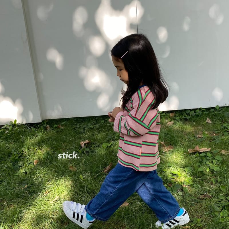 STICK - Korean Children Fashion - #Kfashion4kids - Retro Stripes Tee - 10