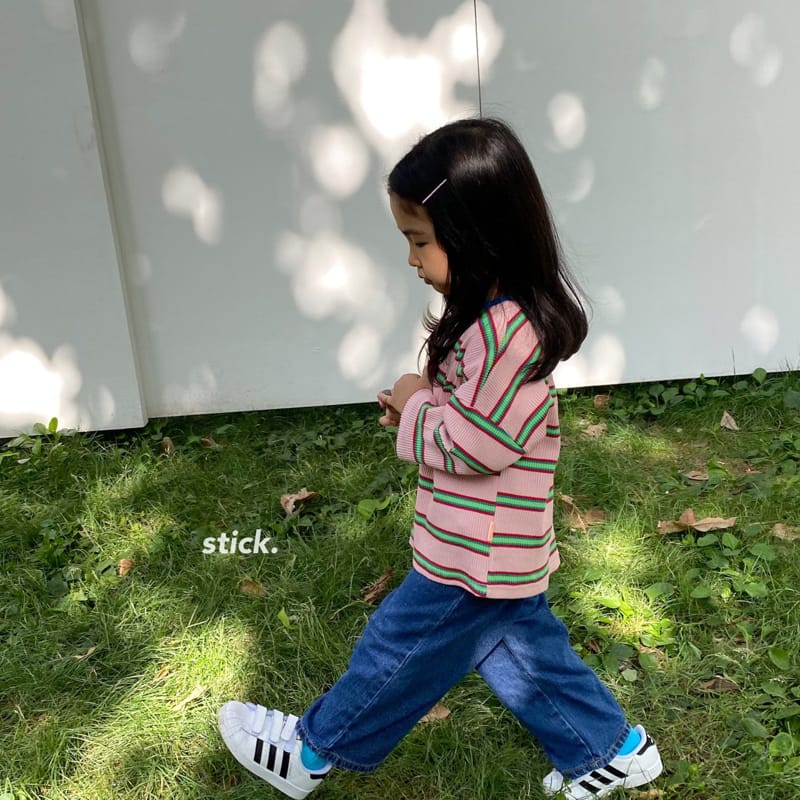 STICK - Korean Children Fashion - #Kfashion4kids - Retro Stripes Tee - 11