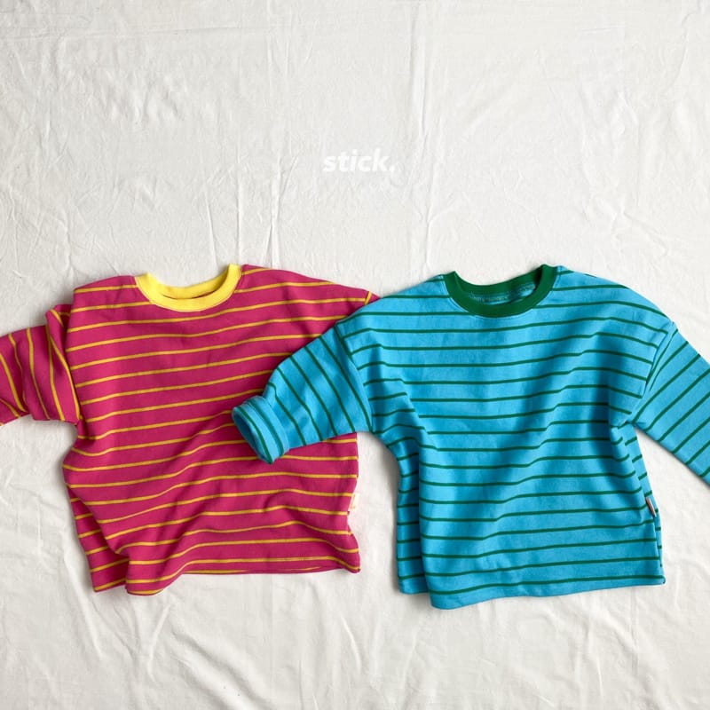STICK - Korean Children Fashion - #Kfashion4kids - Wonder Stripes Tee