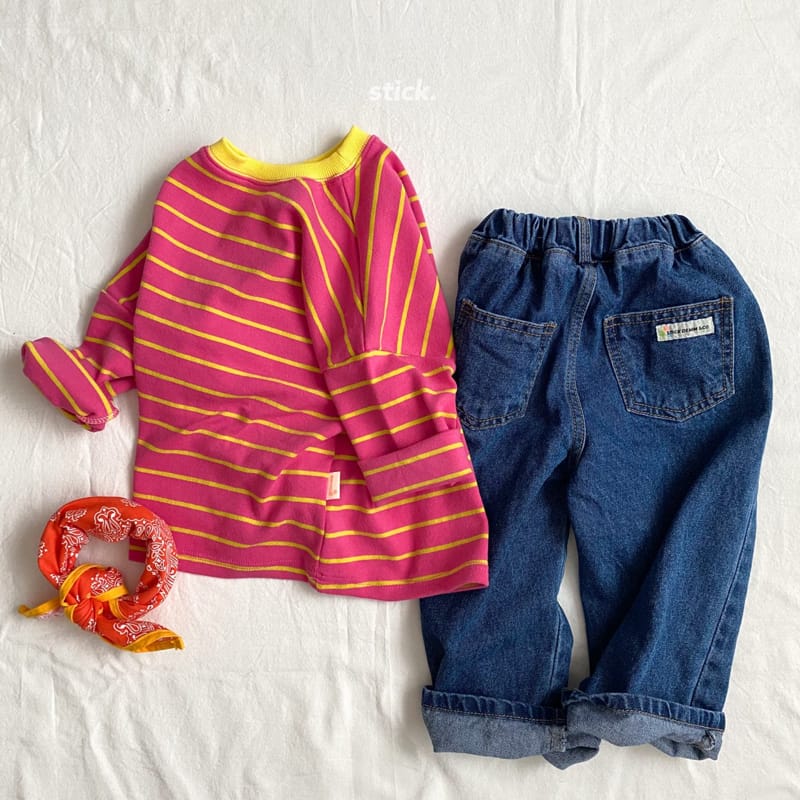 STICK - Korean Children Fashion - #Kfashion4kids - Wonder Stripes Tee - 2