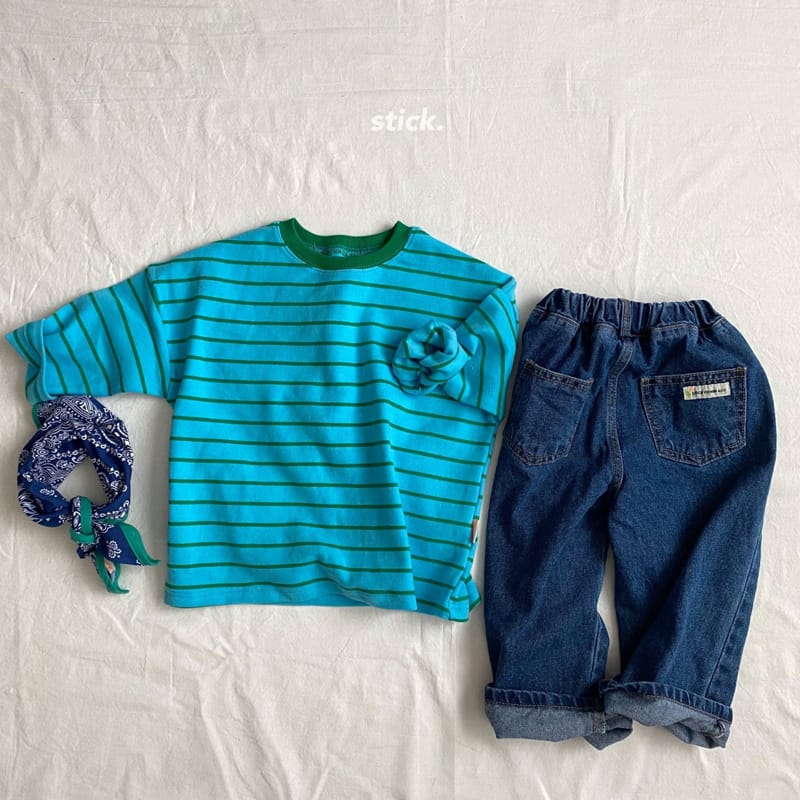 STICK - Korean Children Fashion - #Kfashion4kids - Wonder Stripes Tee - 3
