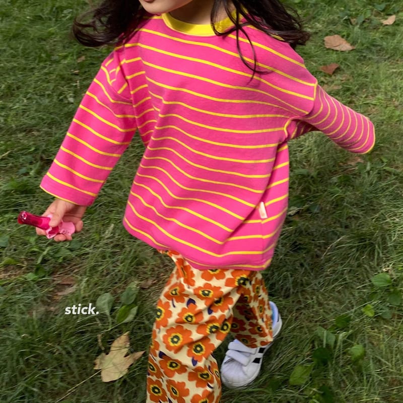 STICK - Korean Children Fashion - #Kfashion4kids - Wonder Stripes Tee - 8