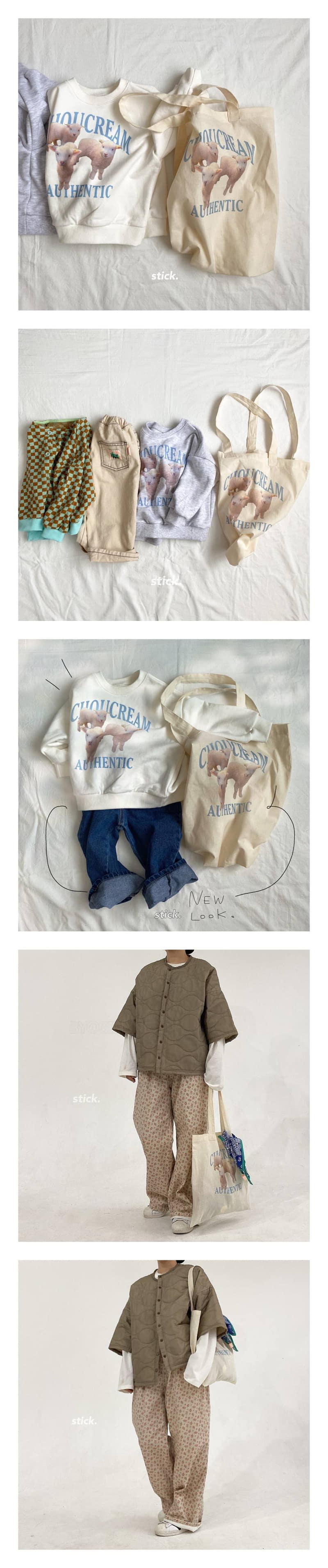 STICK - Korean Children Fashion - #Kfashion4kids - Choucream Eco Bag