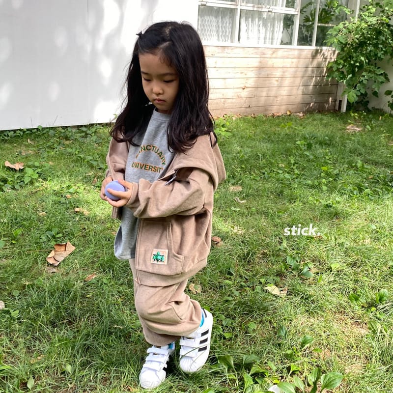 STICK - Korean Children Fashion - #Kfashion4kids - Fall Towel Hoody Zip-up - 7