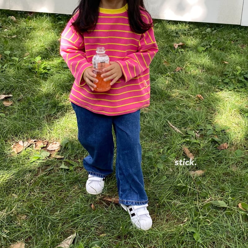 STICK - Korean Children Fashion - #Kfashion4kids - Art Work Jeans - 10