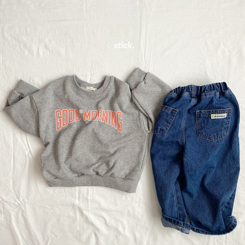 STICK - Korean Children Fashion - #Kfashion4kids - Art Work Jeans - 2