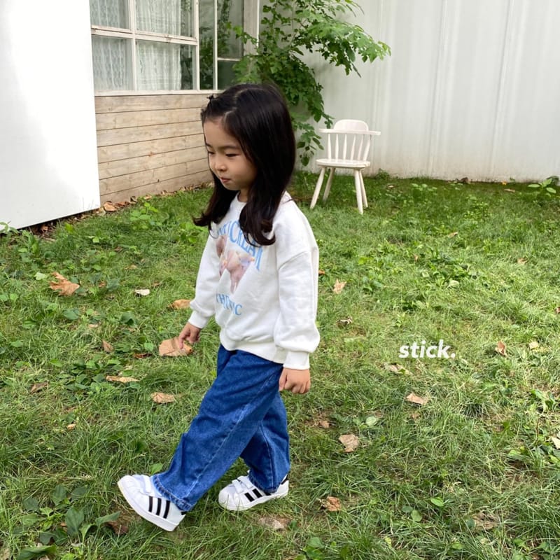 STICK - Korean Children Fashion - #Kfashion4kids - Art Work Jeans - 8