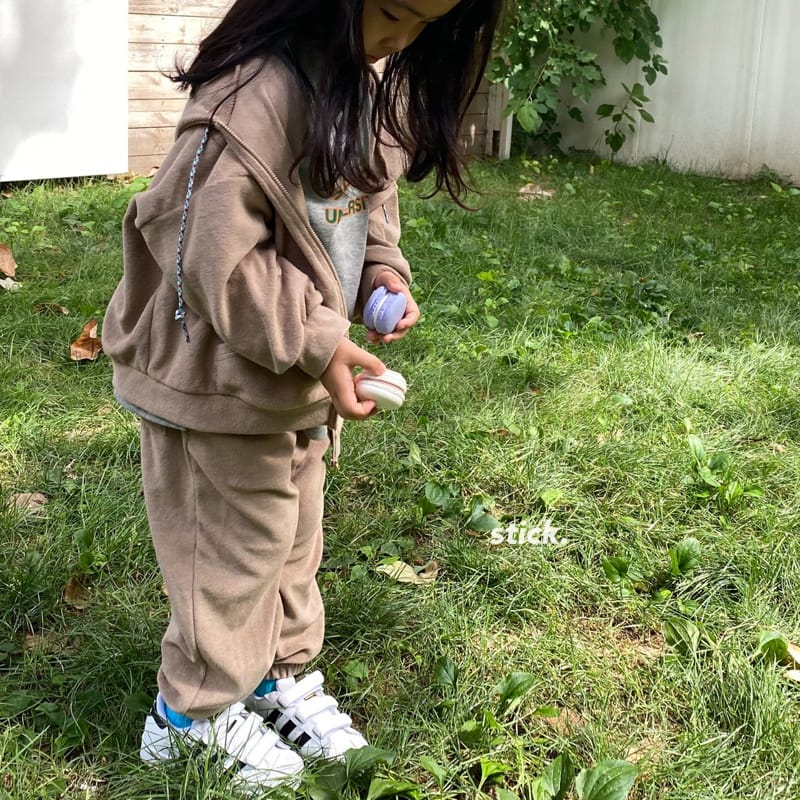 STICK - Korean Children Fashion - #Kfashion4kids - Fall Towel Jogger Pants - 7
