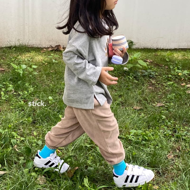 STICK - Korean Children Fashion - #Kfashion4kids - Fall Towel Jogger Pants - 8