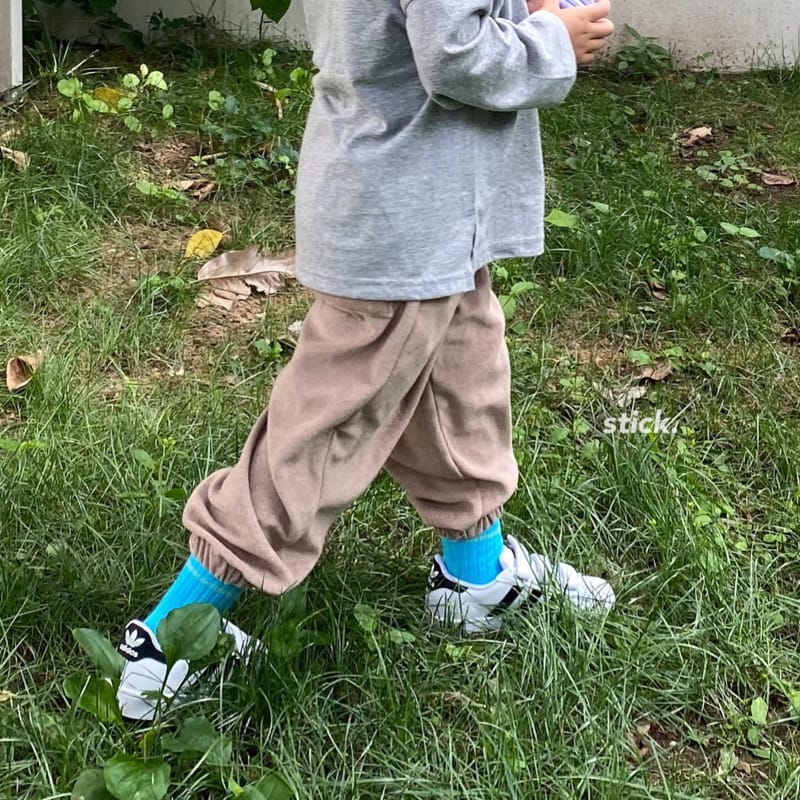 STICK - Korean Children Fashion - #Kfashion4kids - Fall Towel Jogger Pants - 9