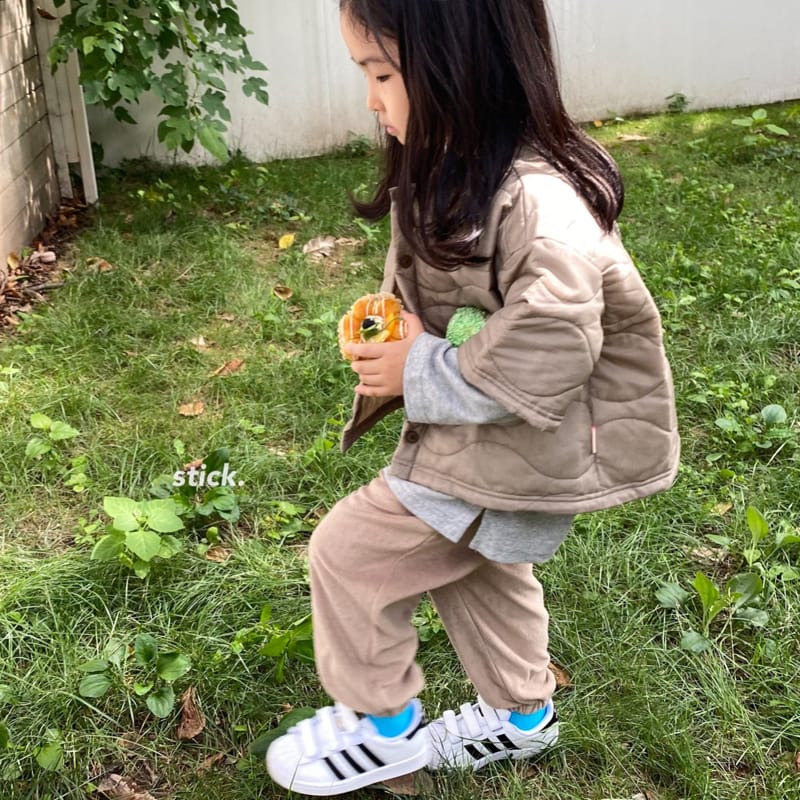 STICK - Korean Children Fashion - #Kfashion4kids - Quilting Short Sleeve Jumper - 10
