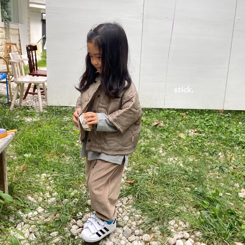 STICK - Korean Children Fashion - #Kfashion4kids - Quilting Short Sleeve Jumper - 11