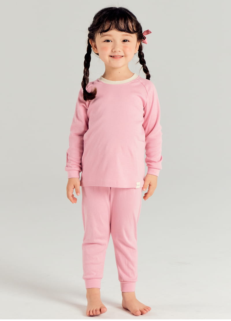 TTASOM - Korean Children Fashion - #Kfashion4kids - Raglan Pink Fraise Easywear - 2