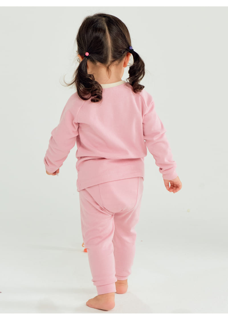 TTASOM - Korean Children Fashion - #Kfashion4kids - Raglan Pink Fraise Easywear - 4