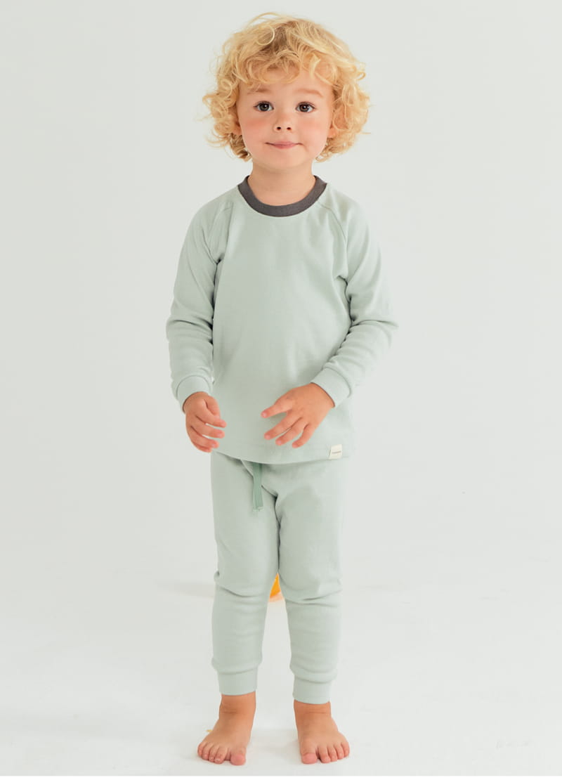 TTASOM - Korean Children Fashion - #Kfashion4kids - Raglan Mint Fraise Easywear - 2