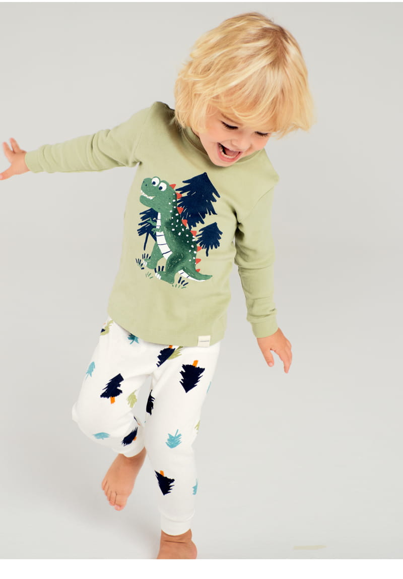 TTASOM - Korean Children Fashion - #Kfashion4kids - Wood Dino Fraise Easywear - 3