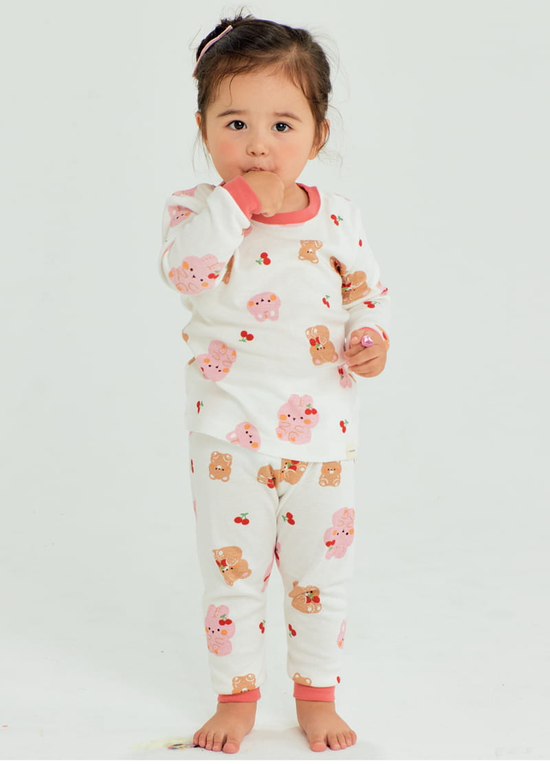 TTASOM - Korean Children Fashion - #Kfashion4kids - Barnie Bear Fraise Easywear - 2