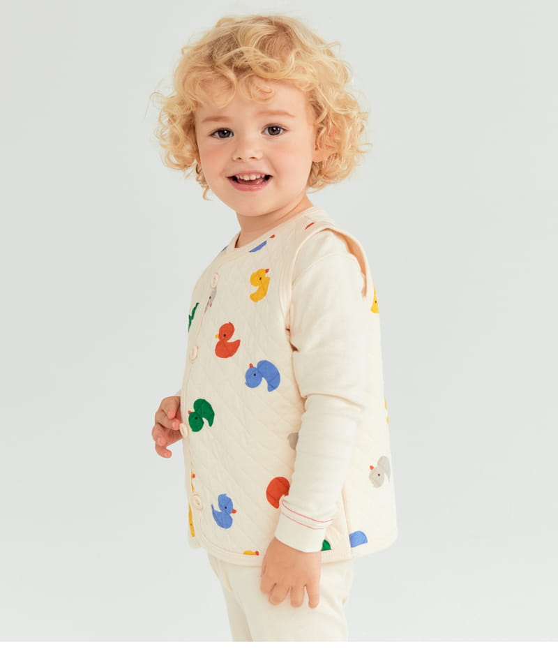TTASOM - Korean Children Fashion - #Kfashion4kids - Petti Duck Short Sleep Vest - 6