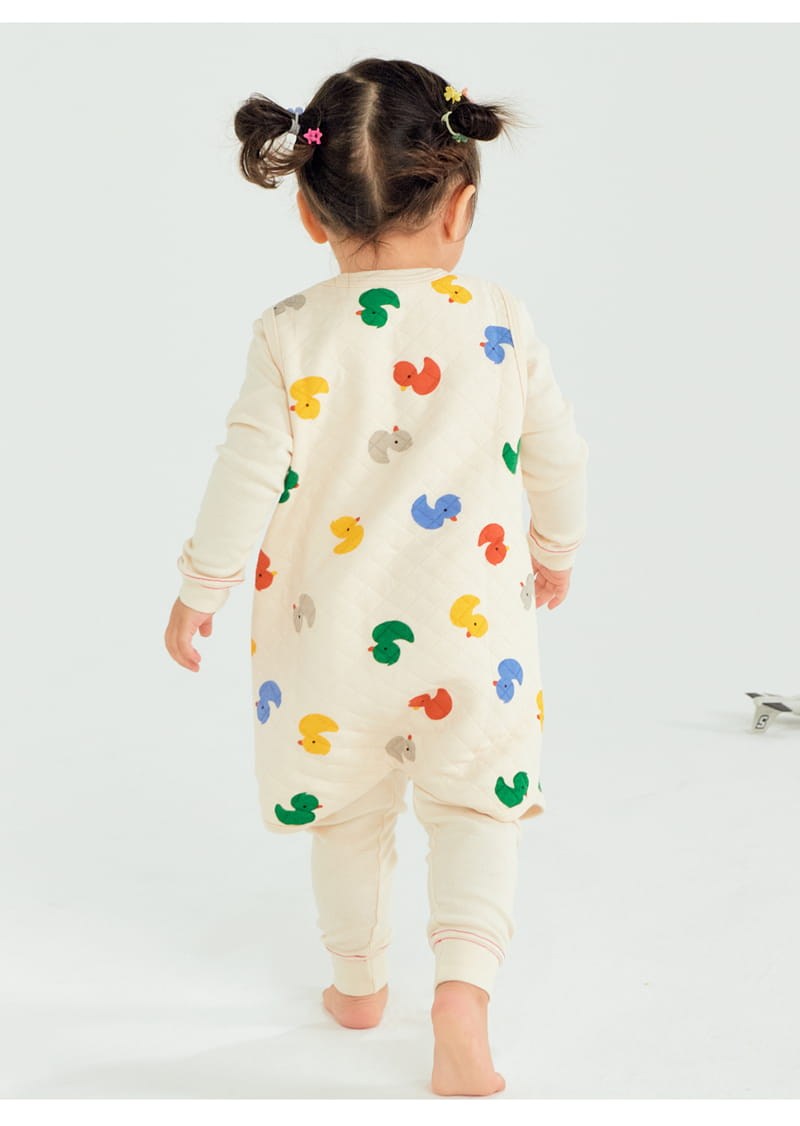 TTASOM - Korean Children Fashion - #Kfashion4kids - Color Duck Warm Warm Sleep Vest - 6