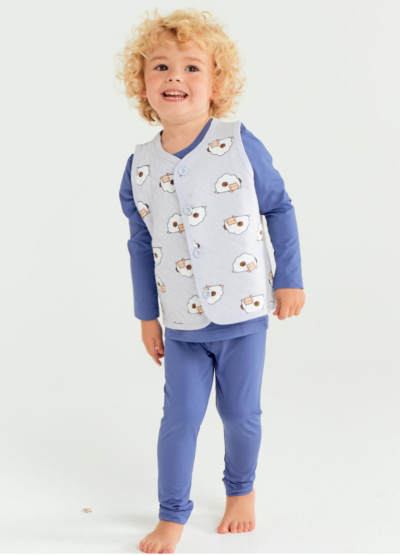 TTASOM - Korean Children Fashion - #Kfashion4kids - Dream World Short Sleep Vest - 2