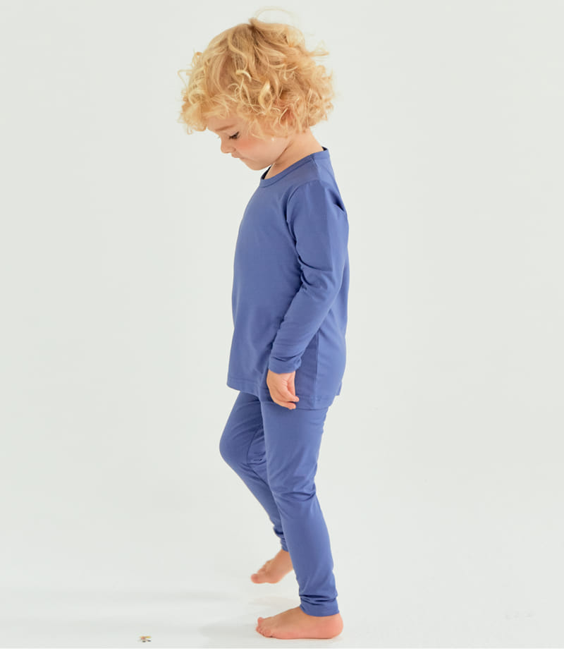 TTASOM - Korean Children Fashion - #Kfashion4kids - Simple Navy Warm Easywear - 3