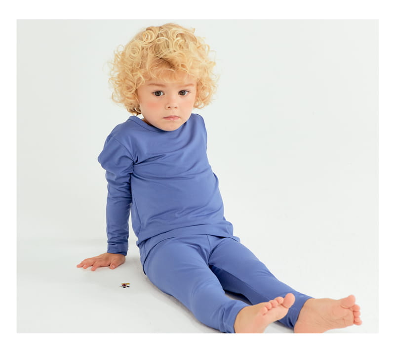 TTASOM - Korean Children Fashion - #Kfashion4kids - Simple Navy Warm Easywear - 4