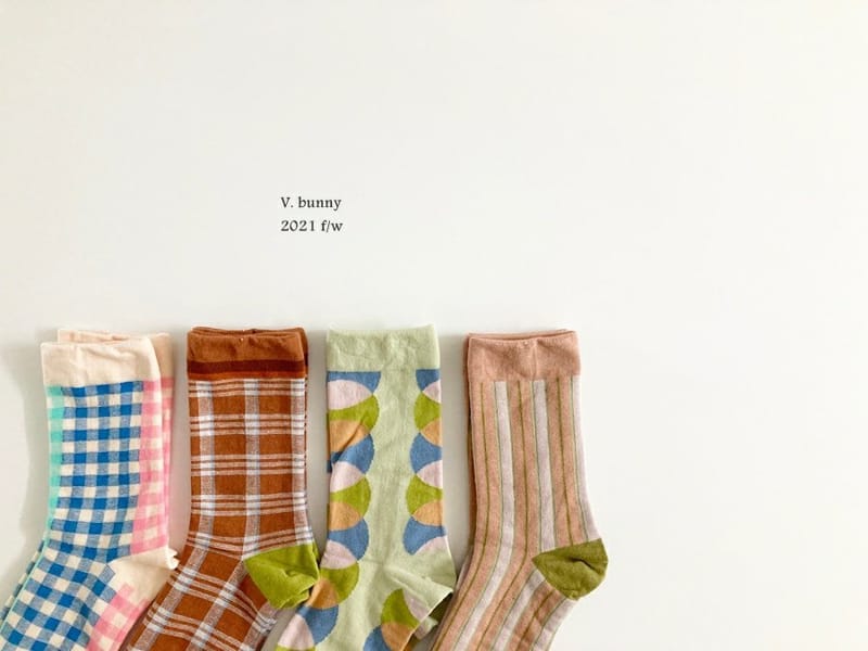 V BUNNY - Korean Children Fashion - #Kfashion4kids - Mom Socks Set [set of 4] - 2