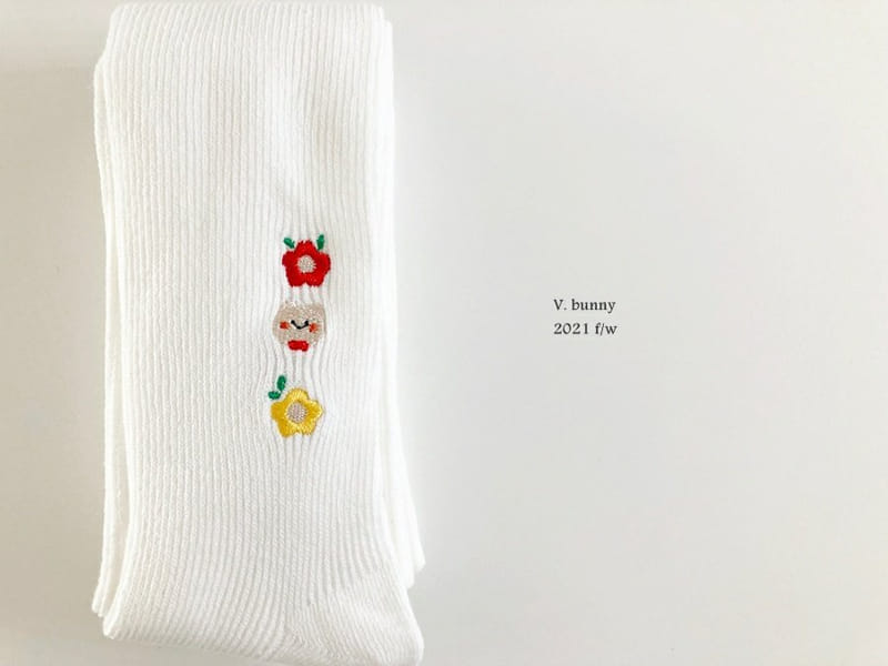 V BUNNY - Korean Children Fashion - #Kfashion4kids - Embroidery Tights - 10