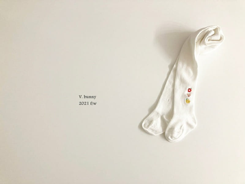 V BUNNY - Korean Children Fashion - #Kfashion4kids - Embroidery Tights - 3