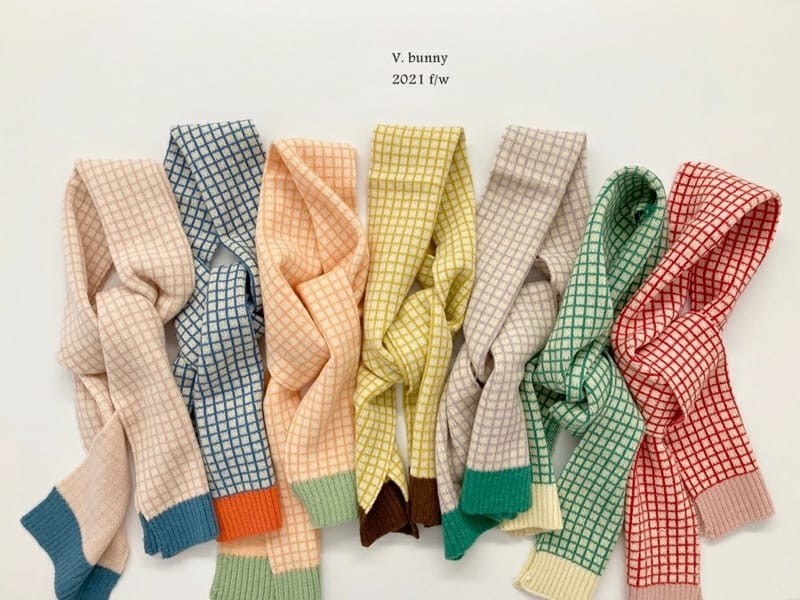 V BUNNY - Korean Children Fashion - #Kfashion4kids - Check Color Muffler - 3