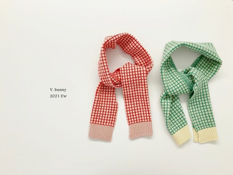 V BUNNY - Korean Children Fashion - #Kfashion4kids - Check Color Muffler - 4