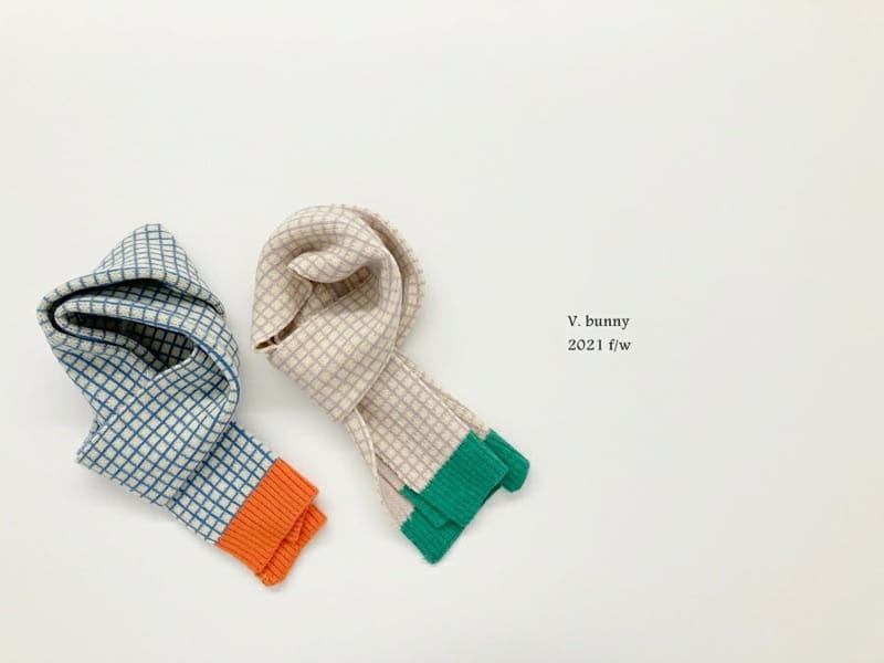 V BUNNY - Korean Children Fashion - #Kfashion4kids - Check Color Muffler - 5