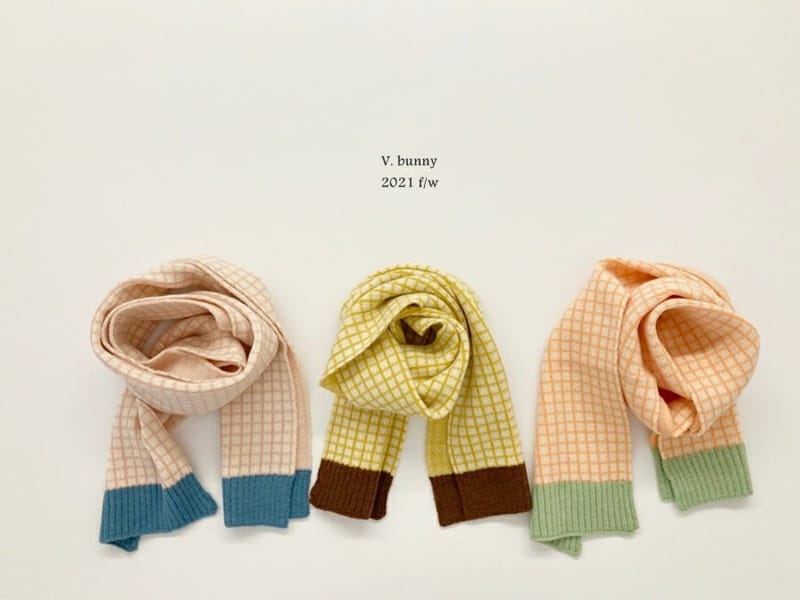V BUNNY - Korean Children Fashion - #Kfashion4kids - Check Color Muffler - 6