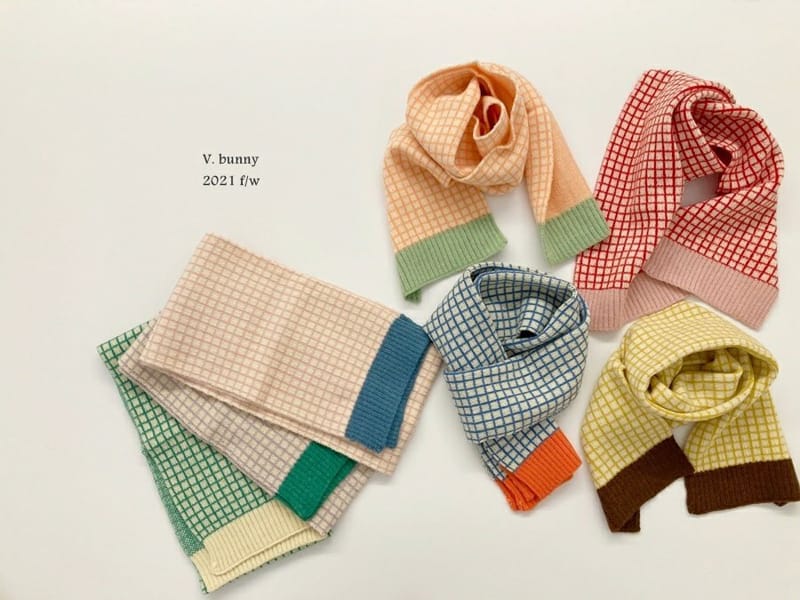 V BUNNY - Korean Children Fashion - #Kfashion4kids - Check Color Muffler - 8