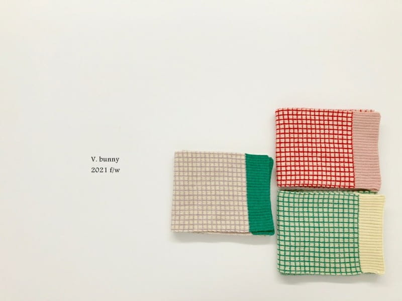 V BUNNY - Korean Children Fashion - #Kfashion4kids - Check Color Muffler - 9