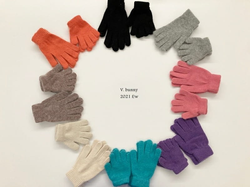 V BUNNY - Korean Children Fashion - #Kfashion4kids - Rabbit Gloves with Mom