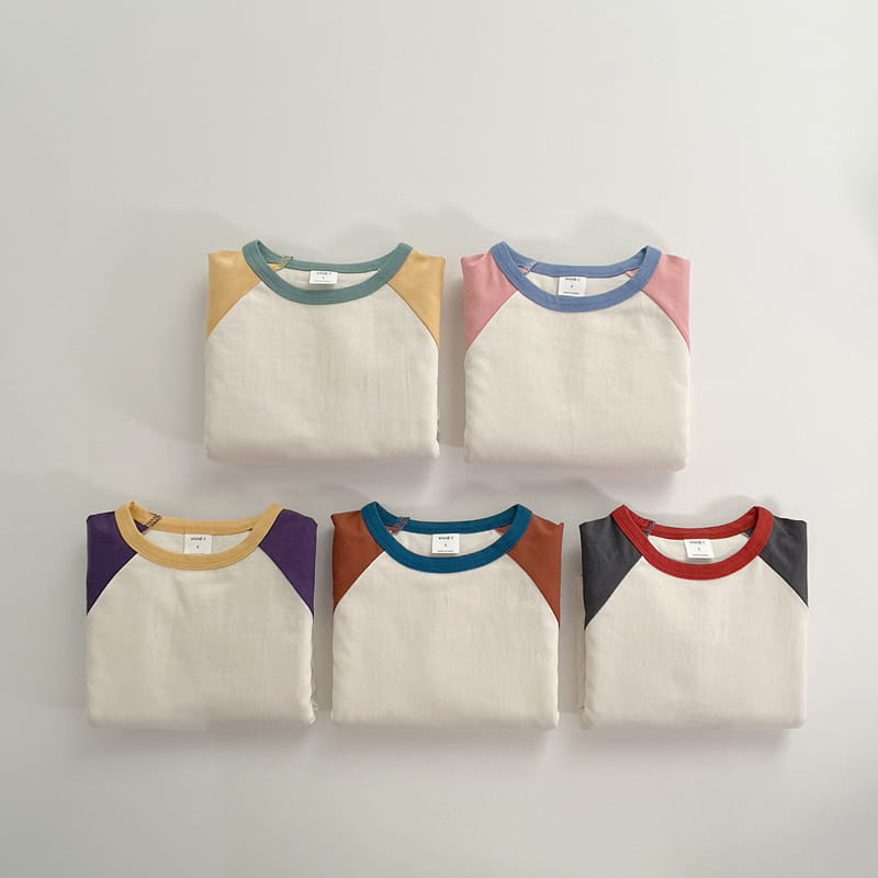 VIVID I - Korean Children Fashion - #Kfashion4kids - Vivid Raglan Tee