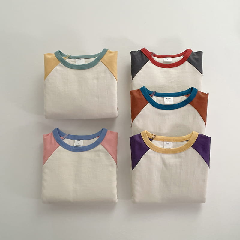 VIVID I - Korean Children Fashion - #Kfashion4kids - Vivid Raglan Tee - 2