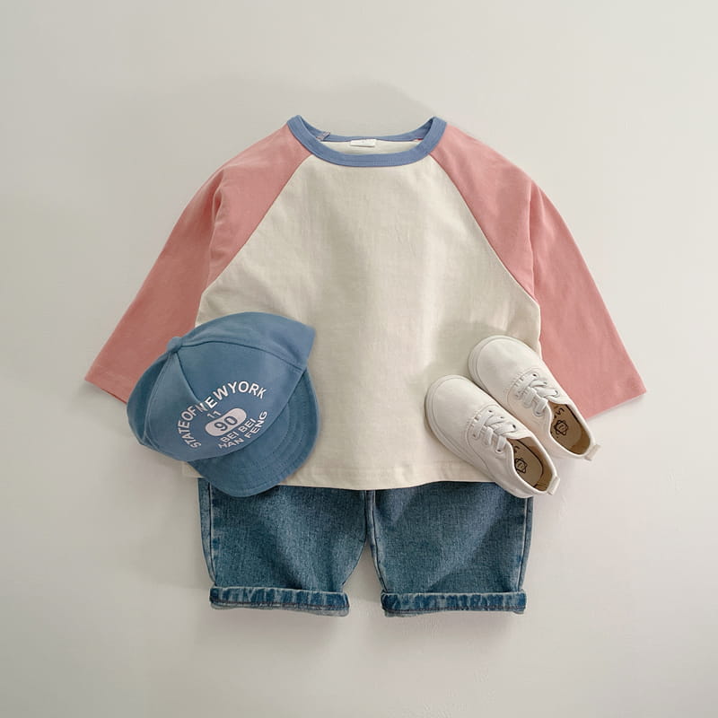 VIVID I - Korean Children Fashion - #Kfashion4kids - Vivid Raglan Tee - 8