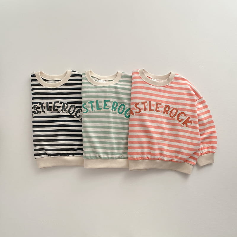VIVID I - Korean Children Fashion - #Kfashion4kids - Stripe Sweatshirt