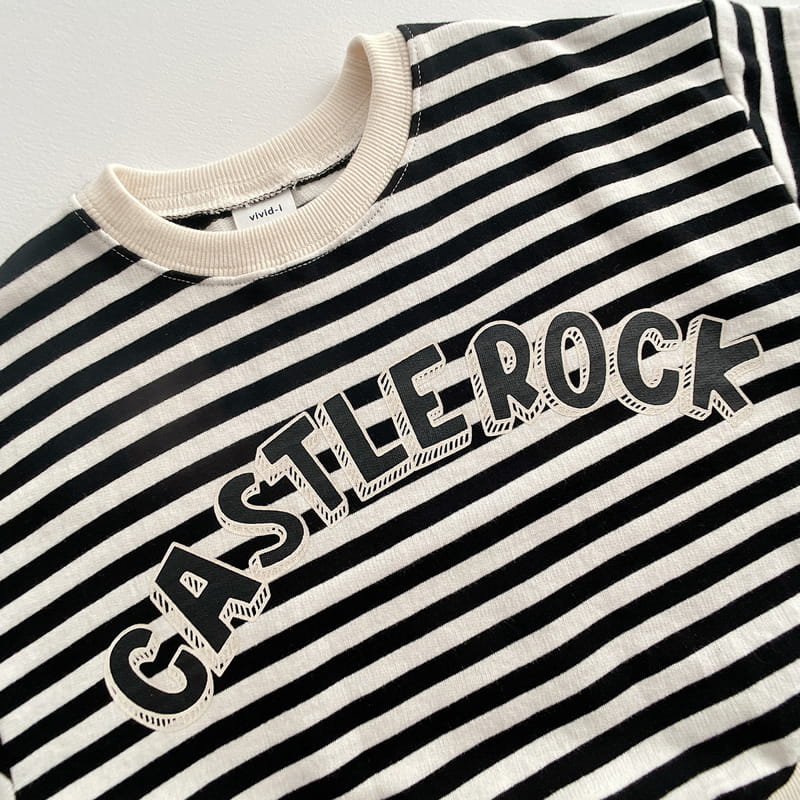 VIVID I - Korean Children Fashion - #Kfashion4kids - Stripe Sweatshirt - 4