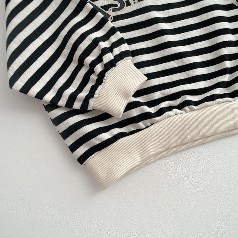 VIVID I - Korean Children Fashion - #Kfashion4kids - Stripe Sweatshirt - 5
