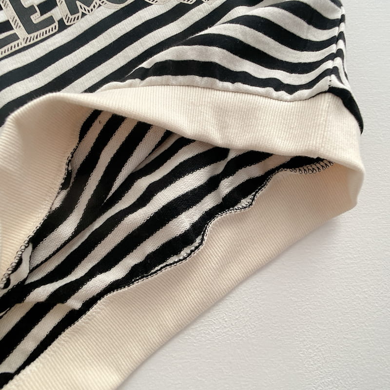 VIVID I - Korean Children Fashion - #Kfashion4kids - Stripe Sweatshirt - 6