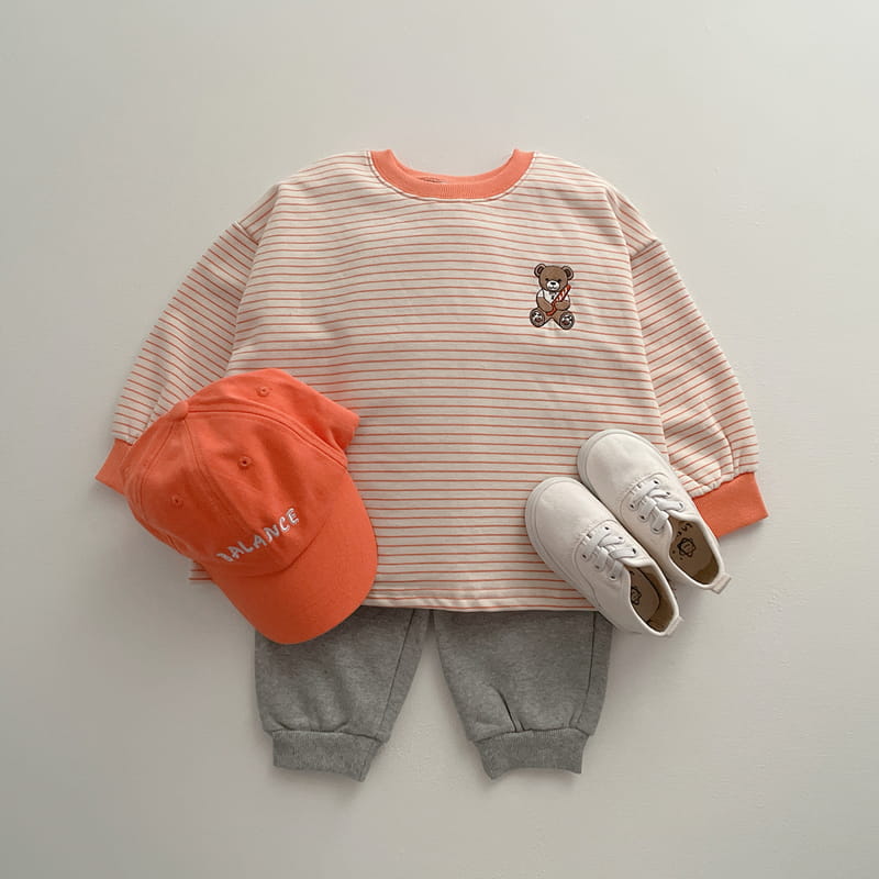 VIVID I - Korean Children Fashion - #Kfashion4kids - Bear Embroidery Tee - 2