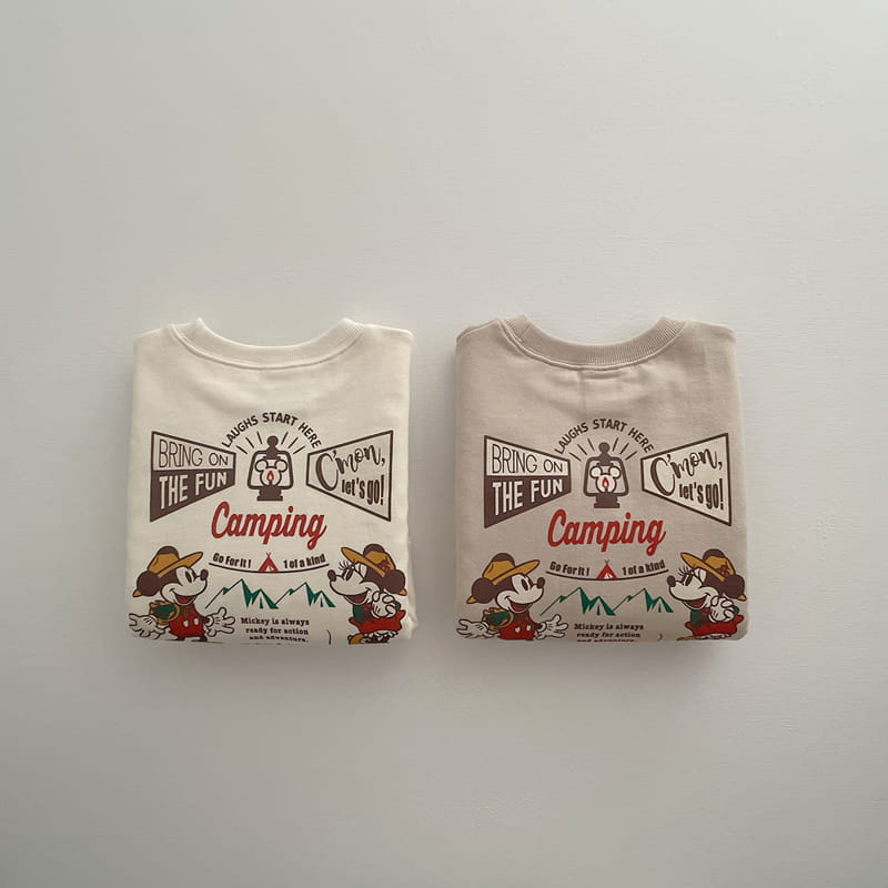 VIVID I - Korean Children Fashion - #Kfashion4kids - Camping Mickey Tee