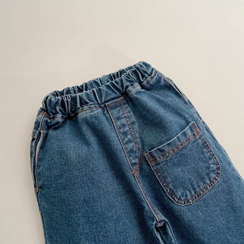 VIVID I - Korean Children Fashion - #Kfashion4kids - Wide Denim Pants - 3