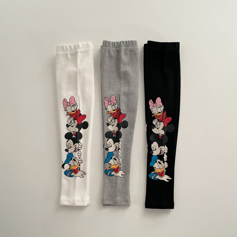 VIVID I - Korean Children Fashion - #Kfashion4kids - Disney Leggings - 2