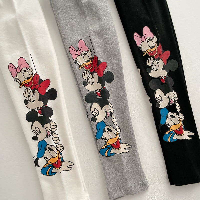VIVID I - Korean Children Fashion - #Kfashion4kids - Disney Leggings - 4