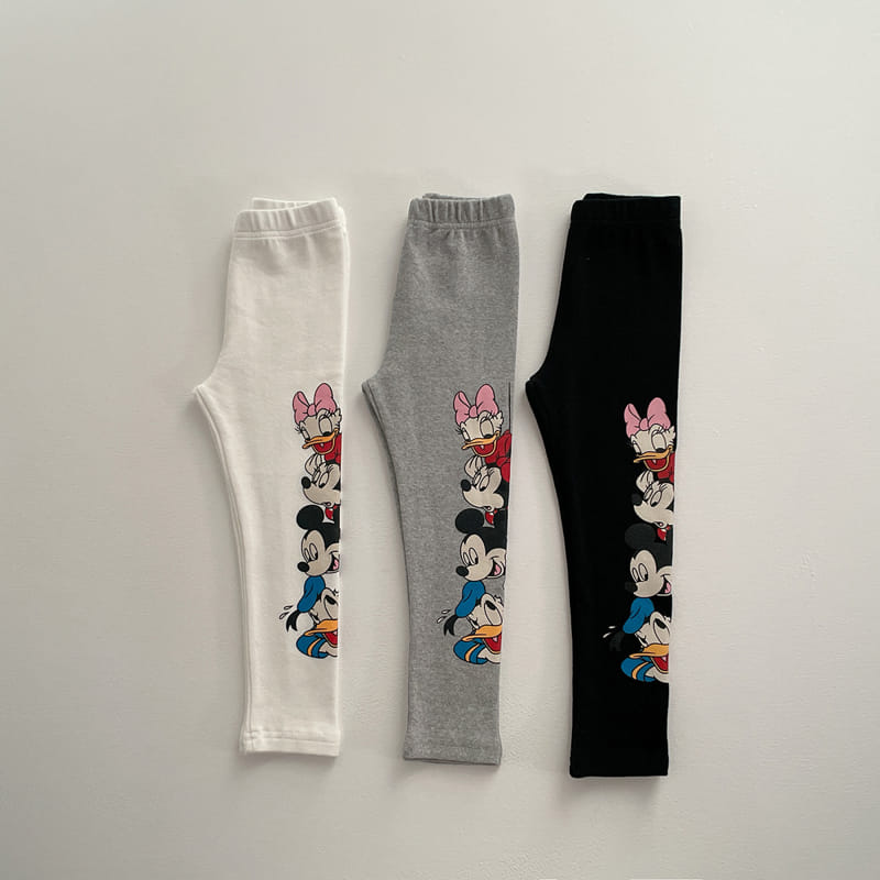 VIVID I - Korean Children Fashion - #Kfashion4kids - Disney Leggings - 6